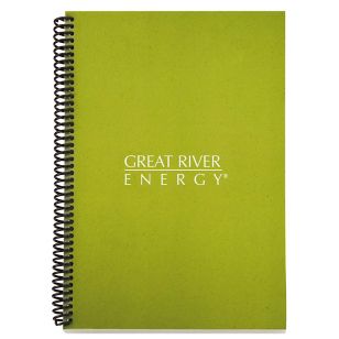 Spiral Eco Notebook - Green (PMS-7495)