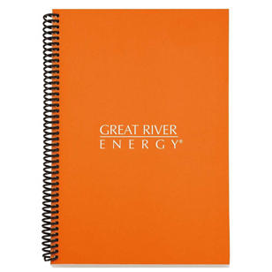 Spiral Eco Notebook - Orange, PMS 1505