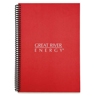 Spiral Eco Notebook - Red (PMS-200)
