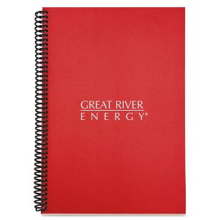 Spiral Eco Notebook - Red (PMS-200)