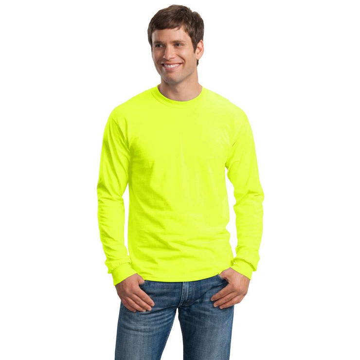 Gildan - Ultra Cotton 100% Cotton Long Sleeve T-Shirt