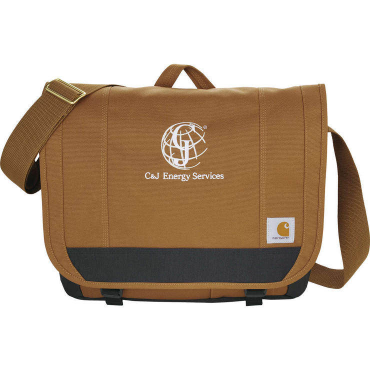 Carhartt® Signature 17" Computer Messenger Bag - Brown