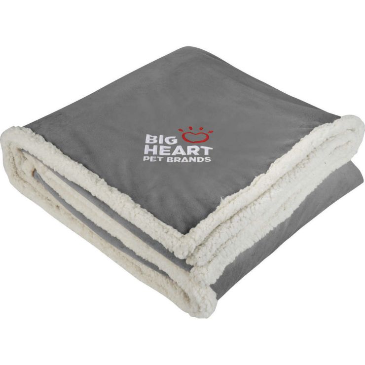 Field & Co.® Cambridge Oversized Sherpa Blanket - Gray