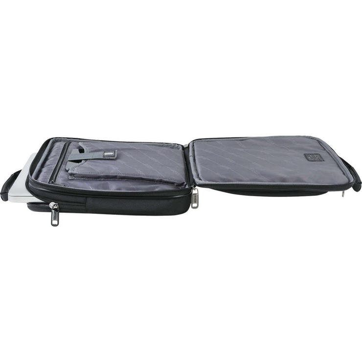 Kenneth Cole® EZ-Scan Single Gusset Laptop Case - Black