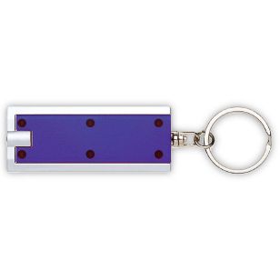 LED Flashlight Keychain - Blue