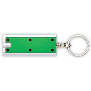 LED Flashlight Keychain - Green