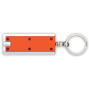 LED Flashlight Keychain - Orange