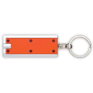 LED Flashlight Keychain - Orange