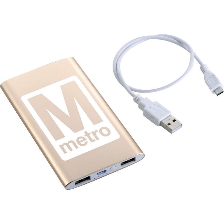 Sleek Aluminum Power Bank - 