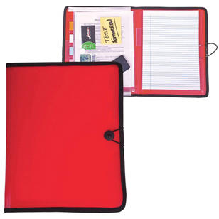 Meeting Organizer / Folio (Full/Letter Size) - Red, Translucent