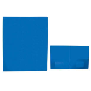 2-Pocket Folder - Blue, Reflex