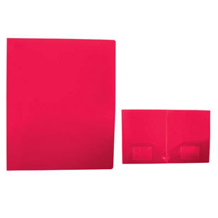 2-Pocket Folder - Red