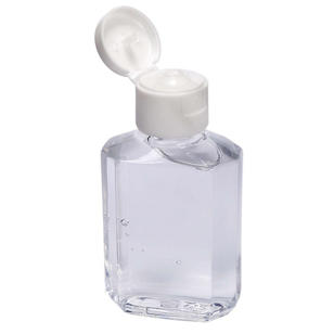 Gel Hand 2 oz. Sanitizer in Square Bottle - Clear