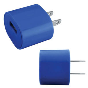 USB to AC Adapter - UL Certified - Blue, Reflex