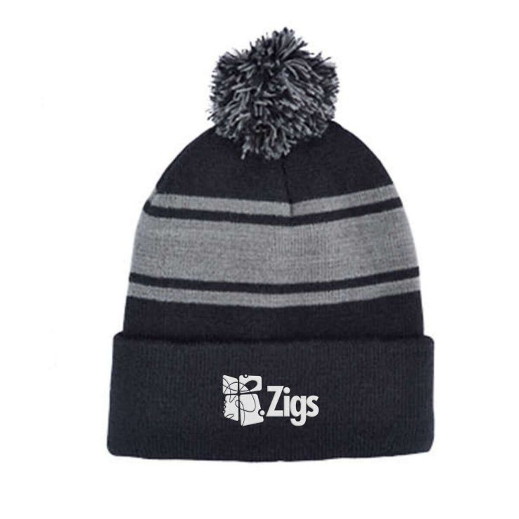 Knit Beanie with Pom Pom