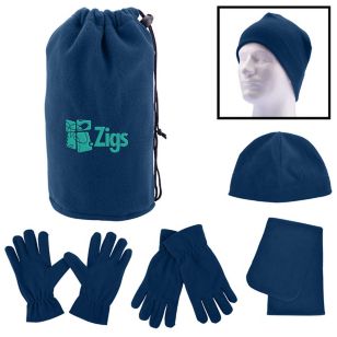 Jet Fleece Winter Set - Blue, Navy