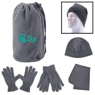 Jet Fleece Winter Set - Gray