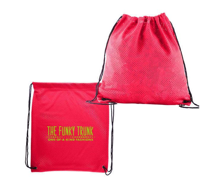 Sports Jersey Mesh Drawstring Backpack
