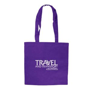 Basic Cotton Tote - Purple