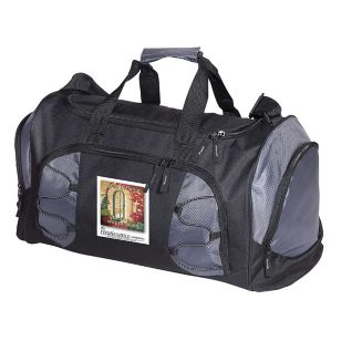 Diamond Duffel Bag - Gray