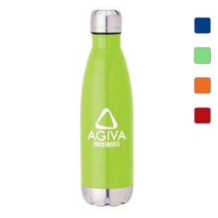 Solana 17 oz. Stainless Steel Vacuum Bottle w/ Copper Lining - 