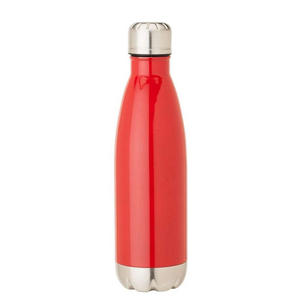 Solana 17 oz. Stainless Steel Vacuum Bottle w/ Copper Lining - Red