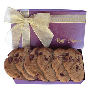 The Executive Gift Box - Chocolate Chip Cookies - Burgundy