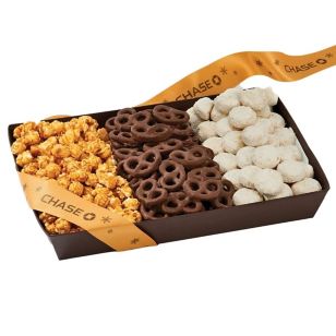 The Wall Street With Popcorn, Pretzels, and Cookies - Black