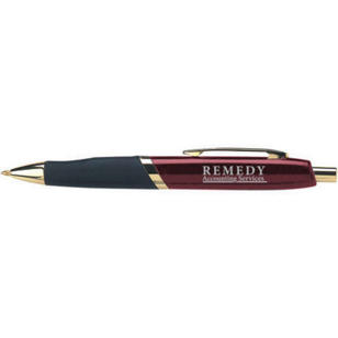 Commonwealth Click Pen - Black Ink - Cinnamon