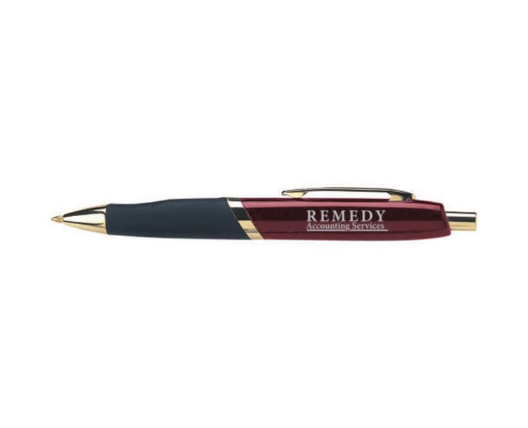 Commonwealth Click Pen - Black Ink - Cinnamon