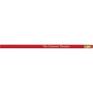 Thrifty Pencil with Pink Eraser - Red
