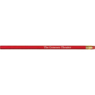Thrifty Pencil with Pink Eraser - Red