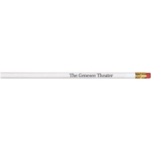 Thrifty Pencil with Pink Eraser - White
