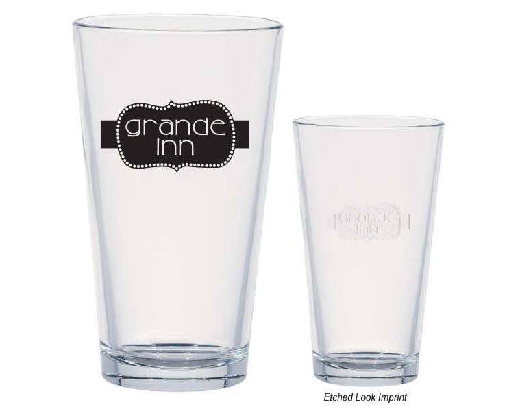 16 Oz. Classic Ale Pint Glass - Clear