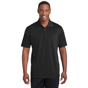 Sport-Tek PosiCharge RacerMesh Polo - Dark/All - Black