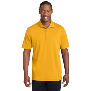 Sport-Tek PosiCharge RacerMesh Polo - Dark/All - Gold