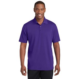 Sport-Tek PosiCharge RacerMesh Polo - Dark/All - Purple