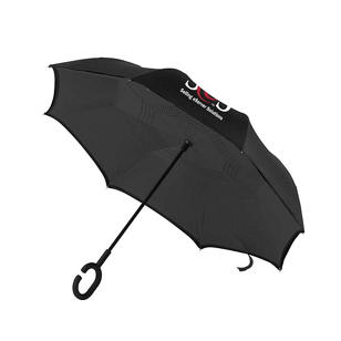 Stratus Reversible Umbrella - Black/Black