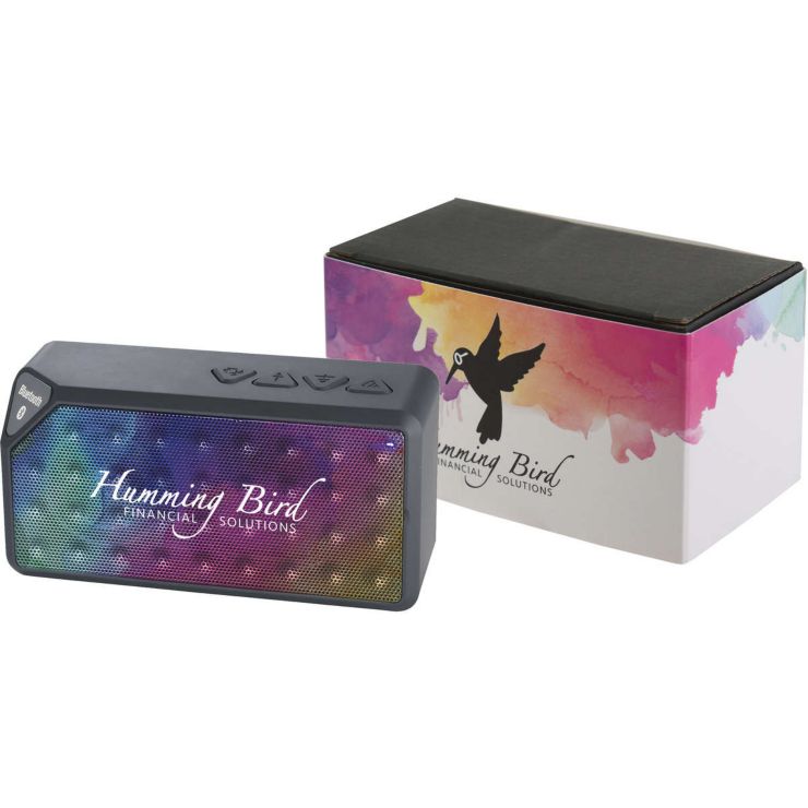 Jabba Bluetooth Speaker with Full Color Wrap - Black