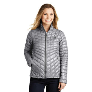 The North Face Ladies Thermoball Trekker Jacket - Dark/All - Gray, Mid