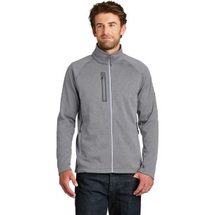 The North Face Canyon Flats Fleece Jacket- Dark/All - Gray, Medium Heather