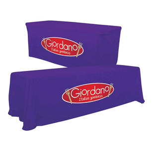 6'/8' Convertible Table Throw (Full-Color, One Location) - Purple
