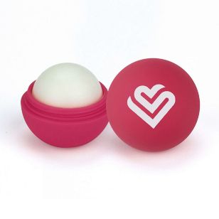 USA Made Rubber Lip Balm - Burgundy