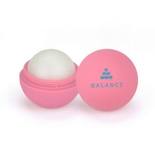 USA Made Rubber Lip Balm - Pink
