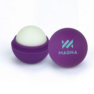 USA Made Rubber Lip Balm - Purple