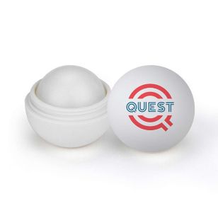 USA Made Rubber Lip Balm - White