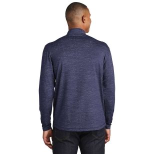 Sport-Tek Sport-Wick Stretch Reflective Half-Zip Pullover - Blue, True Navy