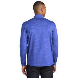 Sport-Tek Sport-Wick Stretch Reflective Half-Zip Pullover - Blue, True Royal