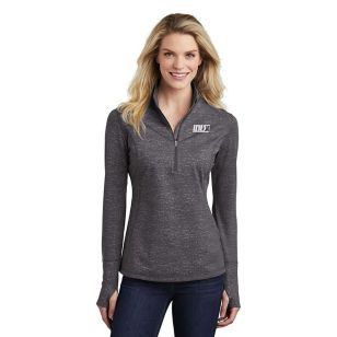 Sport-Tek Ladies Sport-Wick Stretch Reflective Pullover - Gray, Charcoal