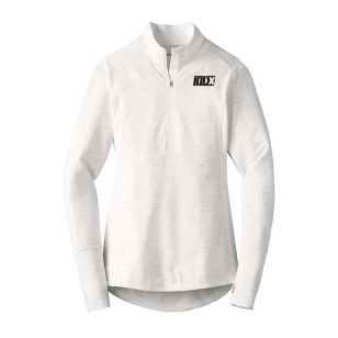 Sport-Tek Ladies Sport-Wick Stretch Reflective Pullover - White